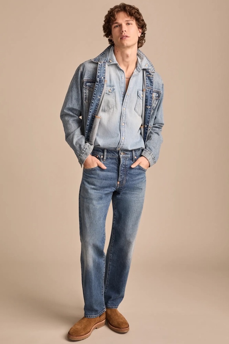 Lucky Brand Gold Rush Pioneer straight taper jeans » Types of Jeans for Men: Key Jean Fits & Styles Explained Lucky Brand Gold Rush Pioneer straight taper jeans