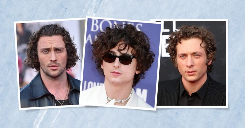 Male Celebrities with Curly Hair Featured