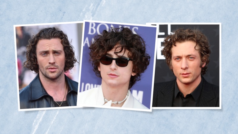 Male Celebrities with Curly Hair