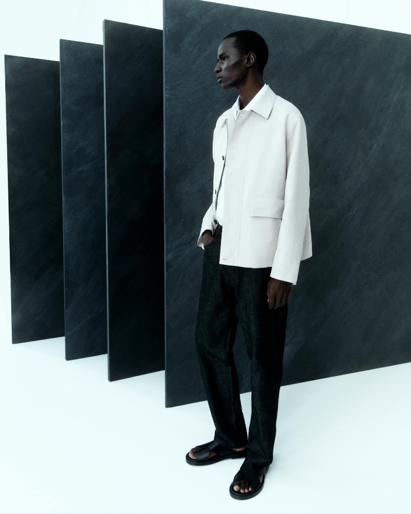 Massimo Dutti enlists Malick Bodian as the face of its spring 2024 Limited Edition collection.
