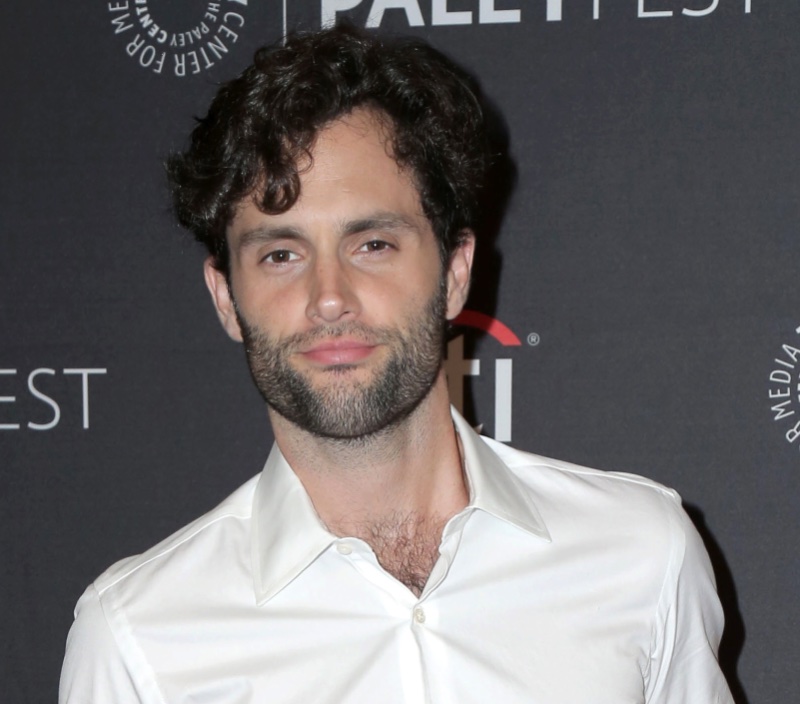 Penn Badgley Curly Hair