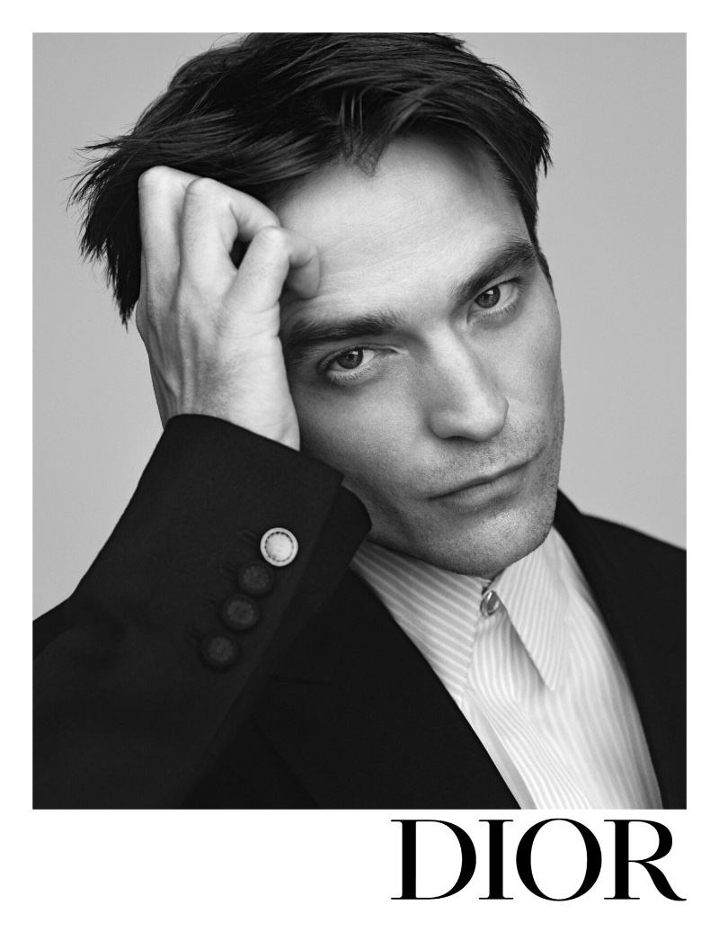 Intense and introspective, Robert Pattinson personifies Dior's timeless style in the spring 2024 Icons advertisement.
