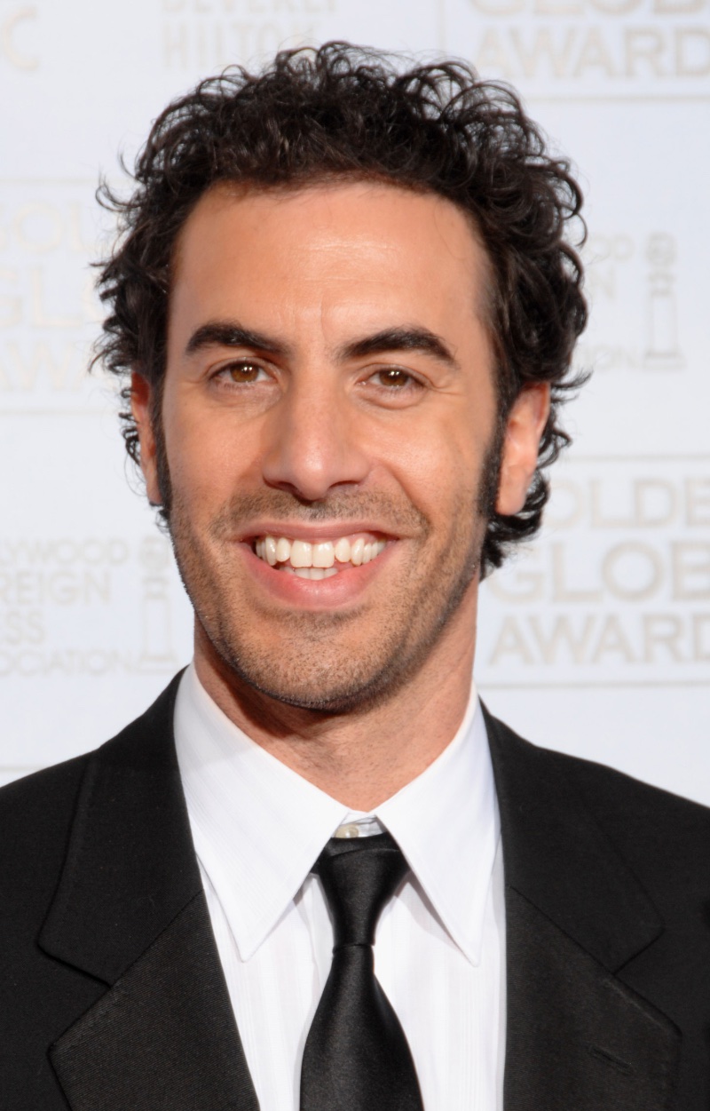 Sacha Baron Cohen Curly Hair