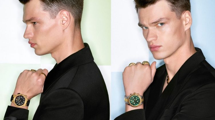 Versace Presents Luxury & Sport for Spring 2024 Watches Ad