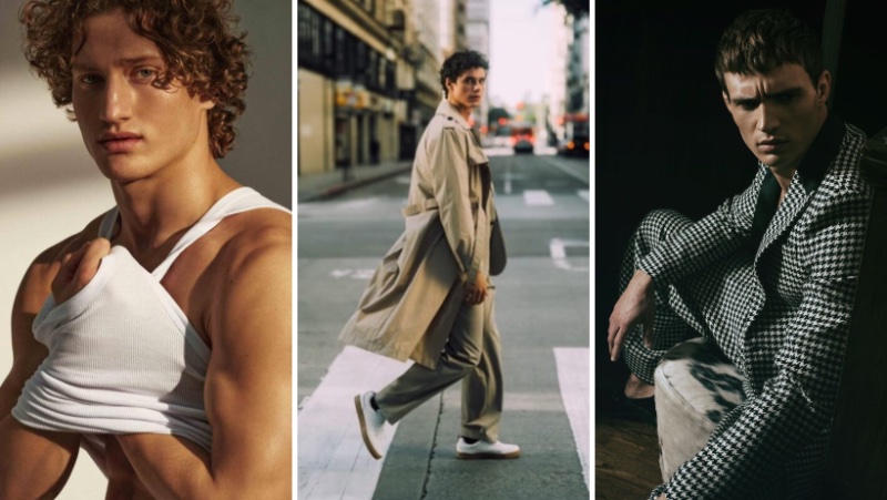Week in Review: Brennan Aldred for the Marc O'Polo spring-summer 2024 bodywear campaign, Pablo Kaestli for the Reserved spring 2024 advertisement, and Julian Schneyder for L’Officiel Hommes Liechtenstein.