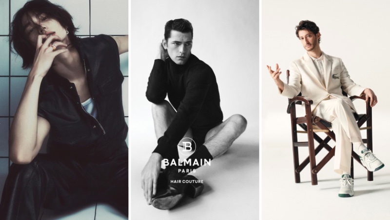 Week in Review: Hyunjin for Elle Korea, Sean O'Pry for Balmain Hair Couture, and Pierre Niney for Lacoste.