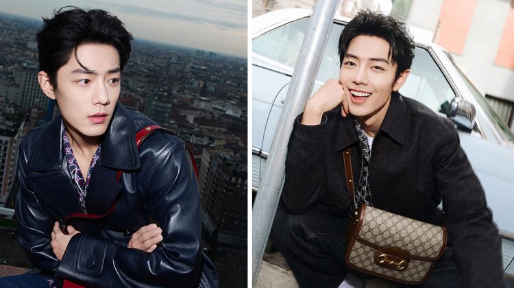 Gucci's Golden Boy: Xiao Zhan Shines in Horsebit 1955 Bag Ad