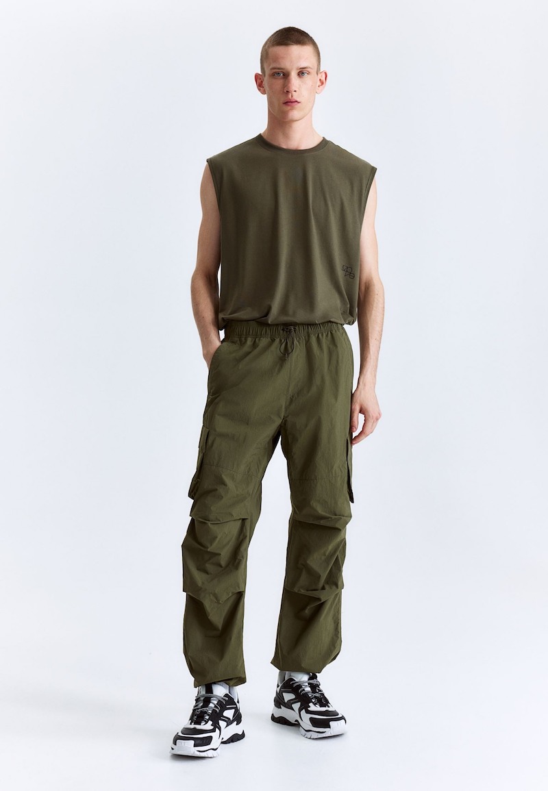 Athleisure Men Tank Cargo Pants H&M