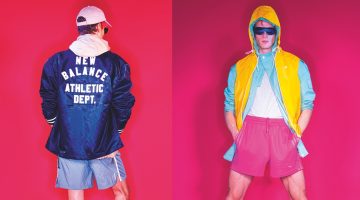 Hugh Rocks Colorful 80s-Inspired Fits for Style Magazine