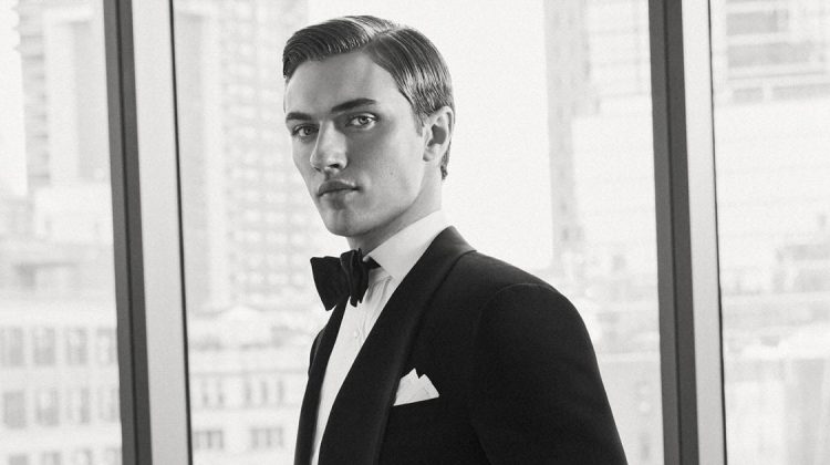 Lucky Blue Smith Models Ralph Lauren’s Finest Tuxedos