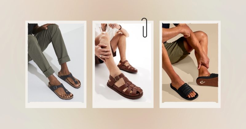 Types of sandals men featured