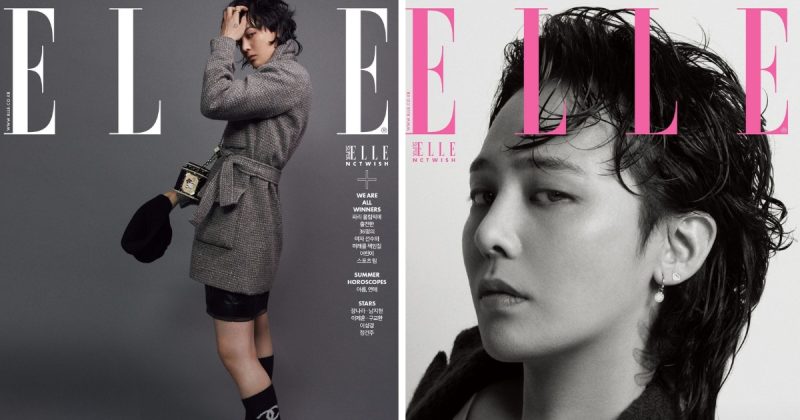 G dragon elle korea july 2024 covers