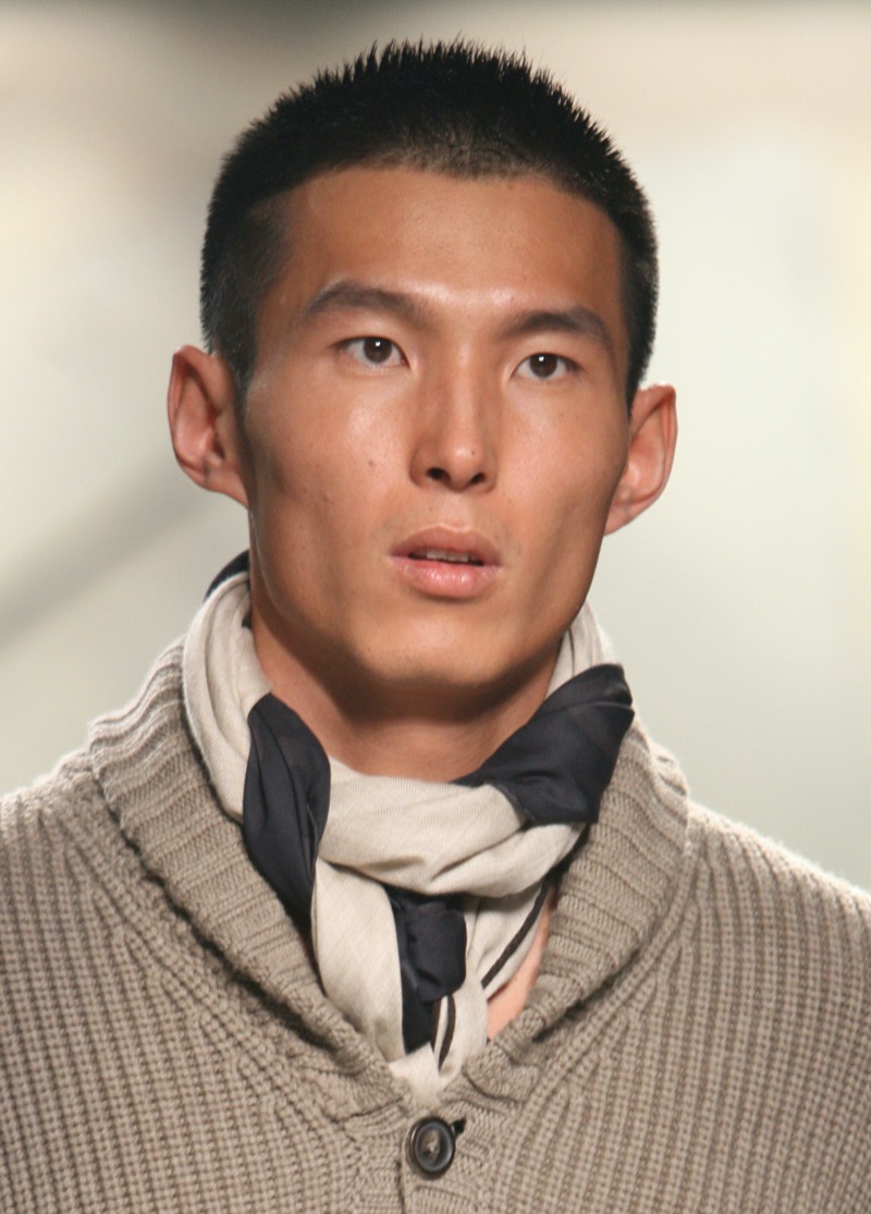 Asian crew cut