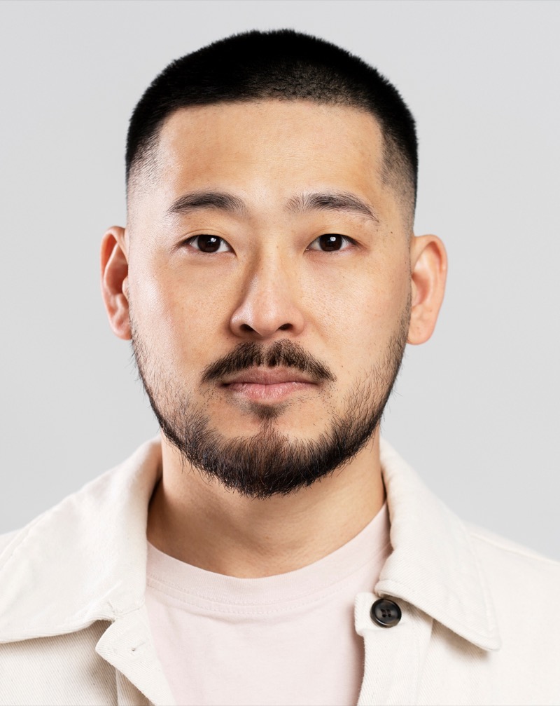 high fade buzz cut Asian men