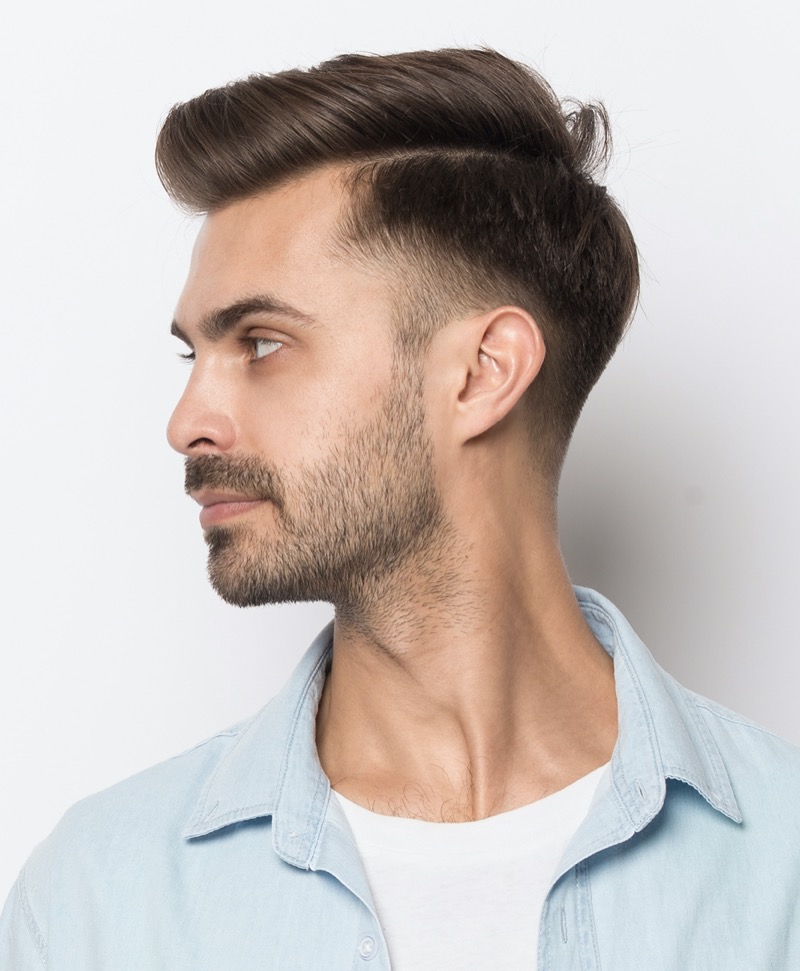 mid fade side part » 28 Mid Fade Haircuts for Men: Perfect Hairstyles for 2025 mid fade side part