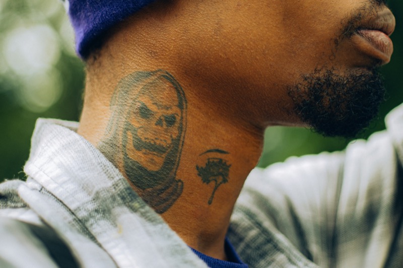 skull neck tattoo for black men » Neck Tattoos for Men: Explore Classic & Modern Design Ideas skull neck tattoo for black men