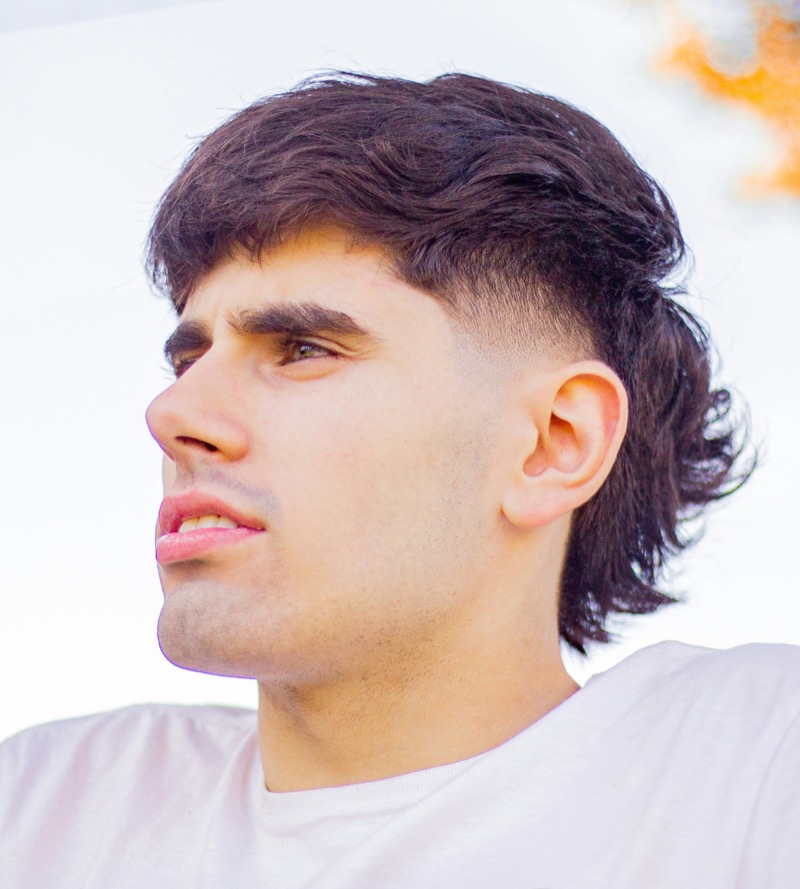 taper fade mullet men » 28 Mullet Haircuts for Men: Modern & Classic Styles for 2025 taper fade mullet men