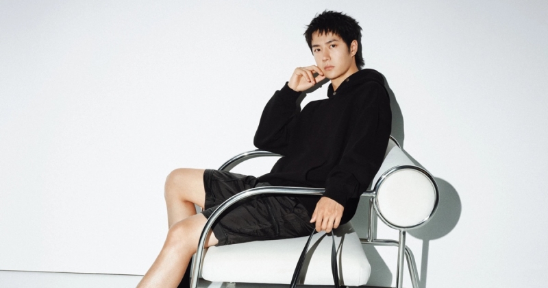 Wang yibo jimmy choo fall 2024 campaign