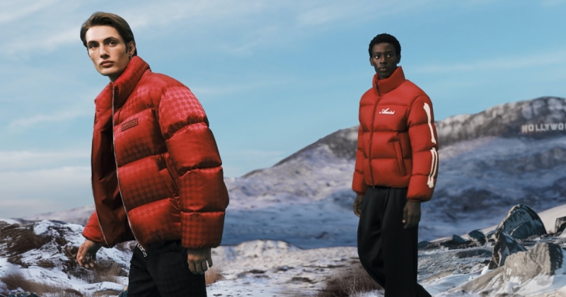 Amiri down outerwear campaign