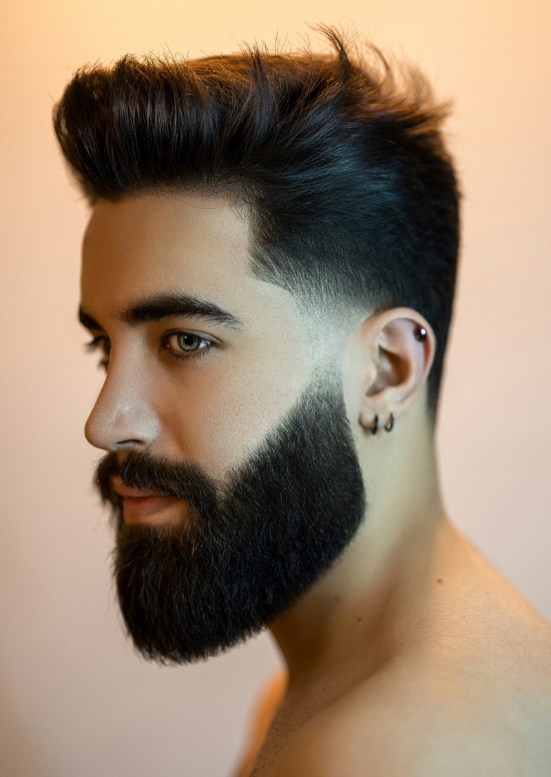 Medium Fade With Sideburns Medium Fade With Sideburns