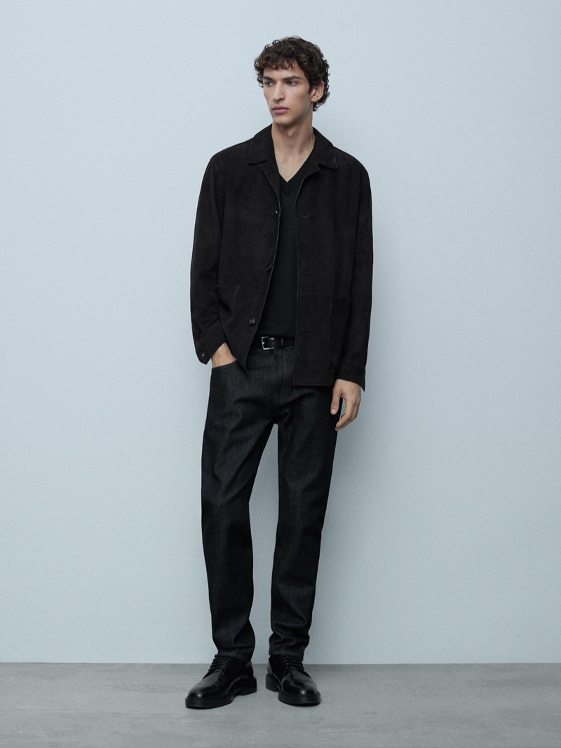 Massimo Dutti Party Wear Jacket V-neck » Massimo Dutti’s Dark Elegance Reframes Party Wear Massimo Dutti Party Wear Jacket V-neck