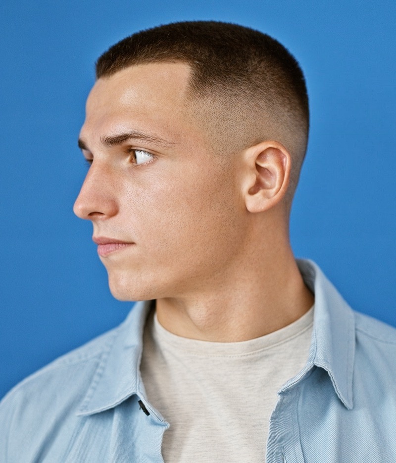 military buzz cut fade » 21 Buzz Cut Styles for Men: The Different Haircut Lengths military buzz cut fade