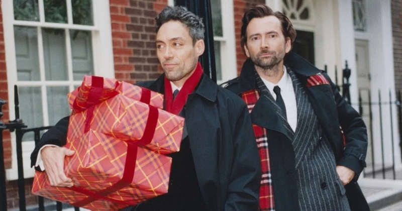 Alex hassell and david tennant for wrapped in burberry campaign