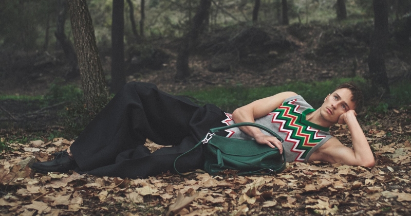 Drew starkey for loewe spring summer 2025 campaign