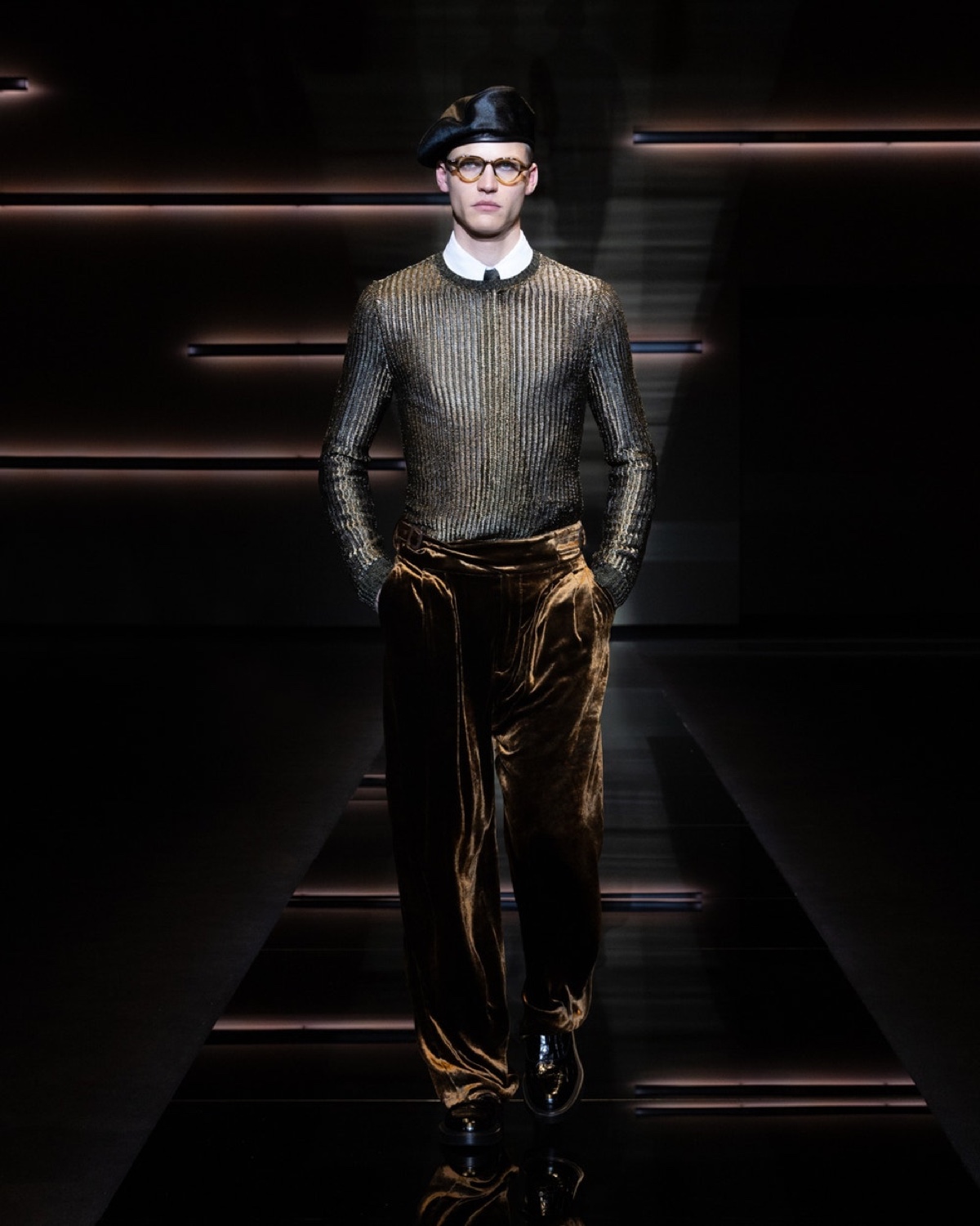 Emporio Armani Fall 2025 Dials Up Texture The Fashionisto