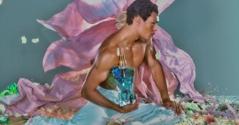 Jean paul gaultier le beau flower edition ad campaign 2025