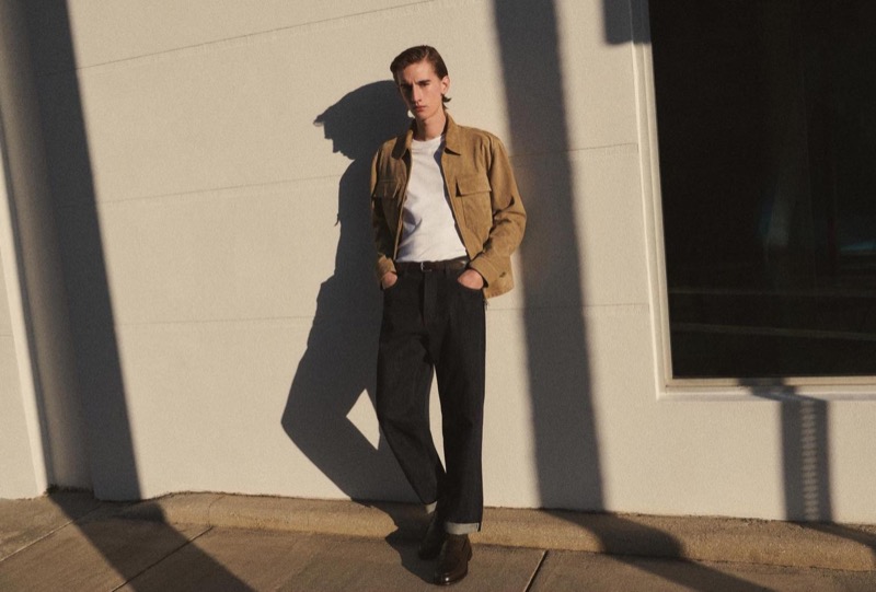 Massimo Dutti suede jacket » Massimo Dutti Captures the Spirit of Modern Road Style Massimo Dutti suede jacket