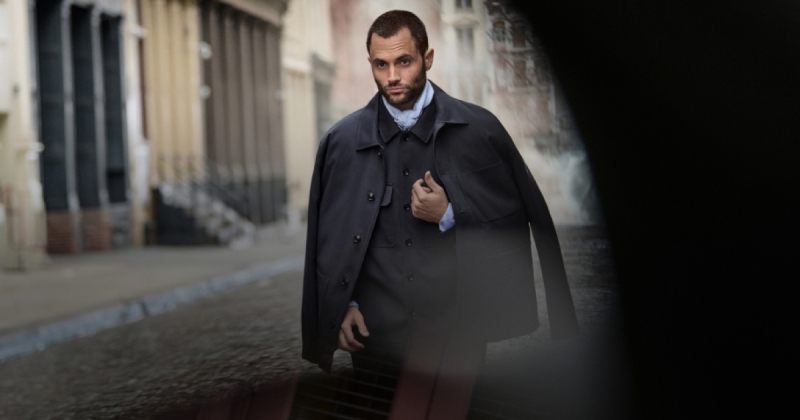 Penn badgley for moncler spring 2025 campaign