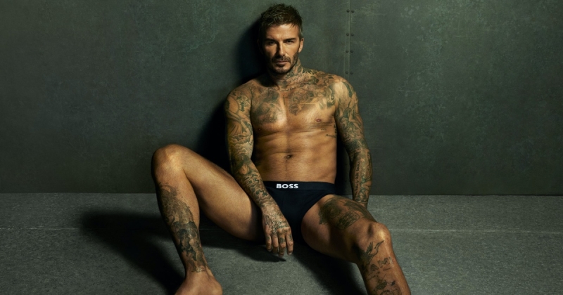 David beckham for boss one bodywear underwear campaign