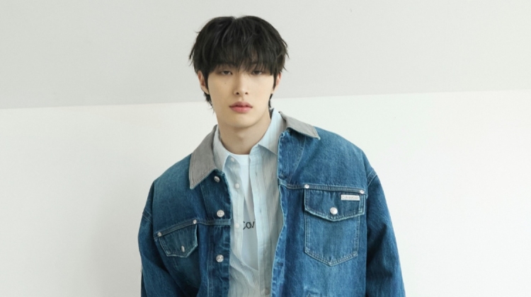 Mingi Embraces Calvin Klein’s Modern Varsity Vibes