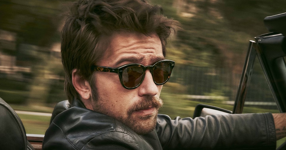 Brandon Sklenar Vanishes in Oliver Peoples’ Spring 2025 Ad