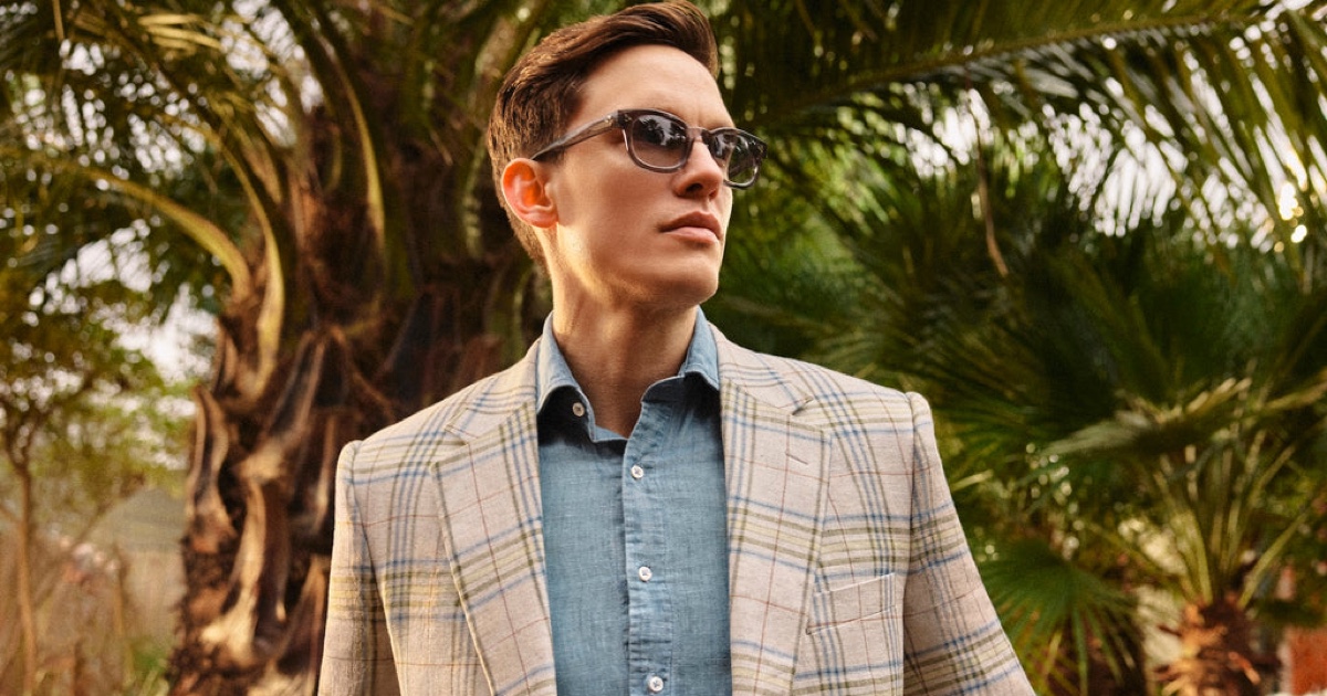 Huntsman Reimagines Classic Tailoring in Coastal Tones