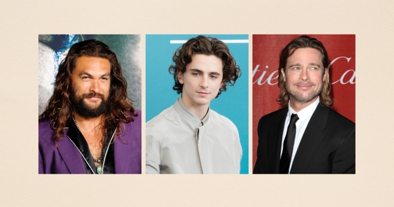 Male Celebrities with Long Hair Featured
