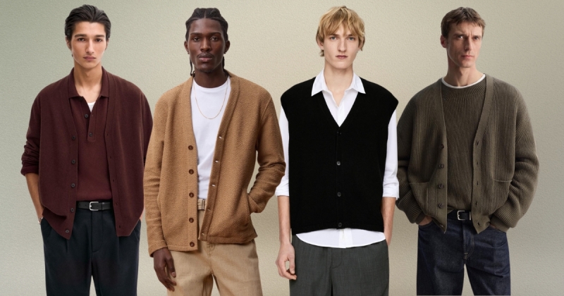 How to style a cardigan for men featured