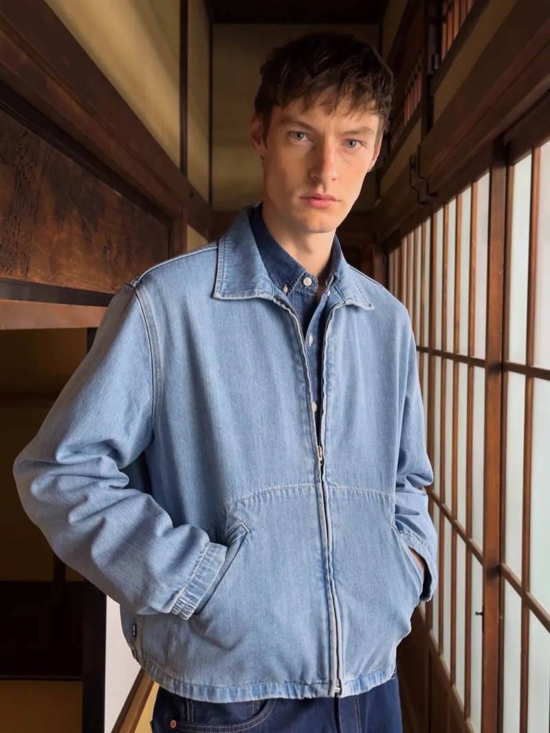 The Levi's Blue Tab collection taps into a workwear aesthetic with its denim Scout jacket. » Levi’s Blue Tab Debuts with Craft, Cut & Character The Levi's Blue Tab collection taps into a workwear aesthetic with its denim Scout jacket.