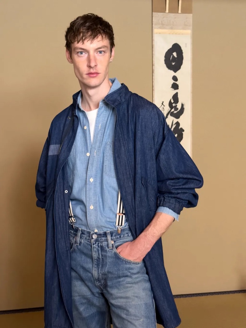 Roberto Sipos fronts the Levi's Blue Tab spring-summer 2025 collection. » Levi’s Blue Tab Debuts with Craft, Cut & Character Roberto Sipos fronts the Levi's Blue Tab spring-summer 2025 collection.
