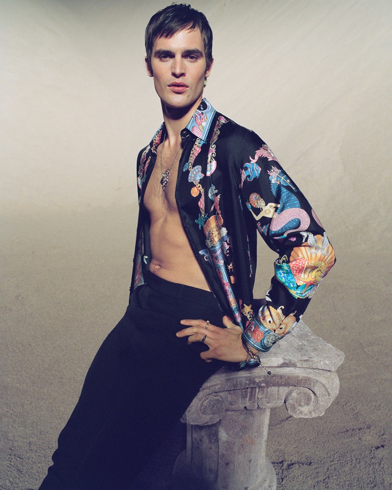 » Versace La Vacanza Claims Summer 2025 with Bold Vision Parker Van Noord for Versace