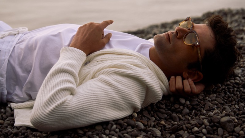 » Brunello Cucinelli Eyewear Captures a Coastal State of Mind Brunello Cucinelli Spring Summer 2025 Eyewear 003