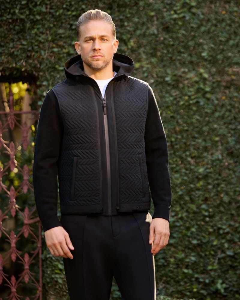 » Charlie Hunnam Headlines Mackage’s Spring 2025 Style Shift Charlie Hunnam Mackage Spring Summer 2025 Campaign 006