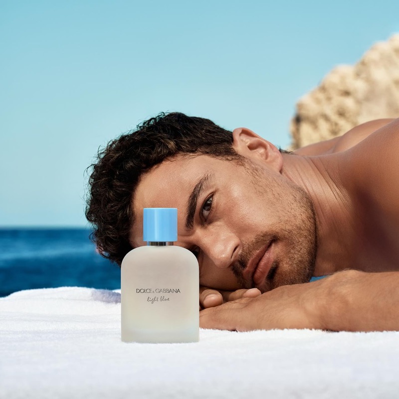 » Theo James Fronts Dolce & Gabbana Light Blue Ad in Capri Dolce and Gabbana Light Blue Capri in Love Campaign 2025 003