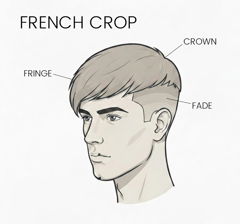 French Crop Illustration