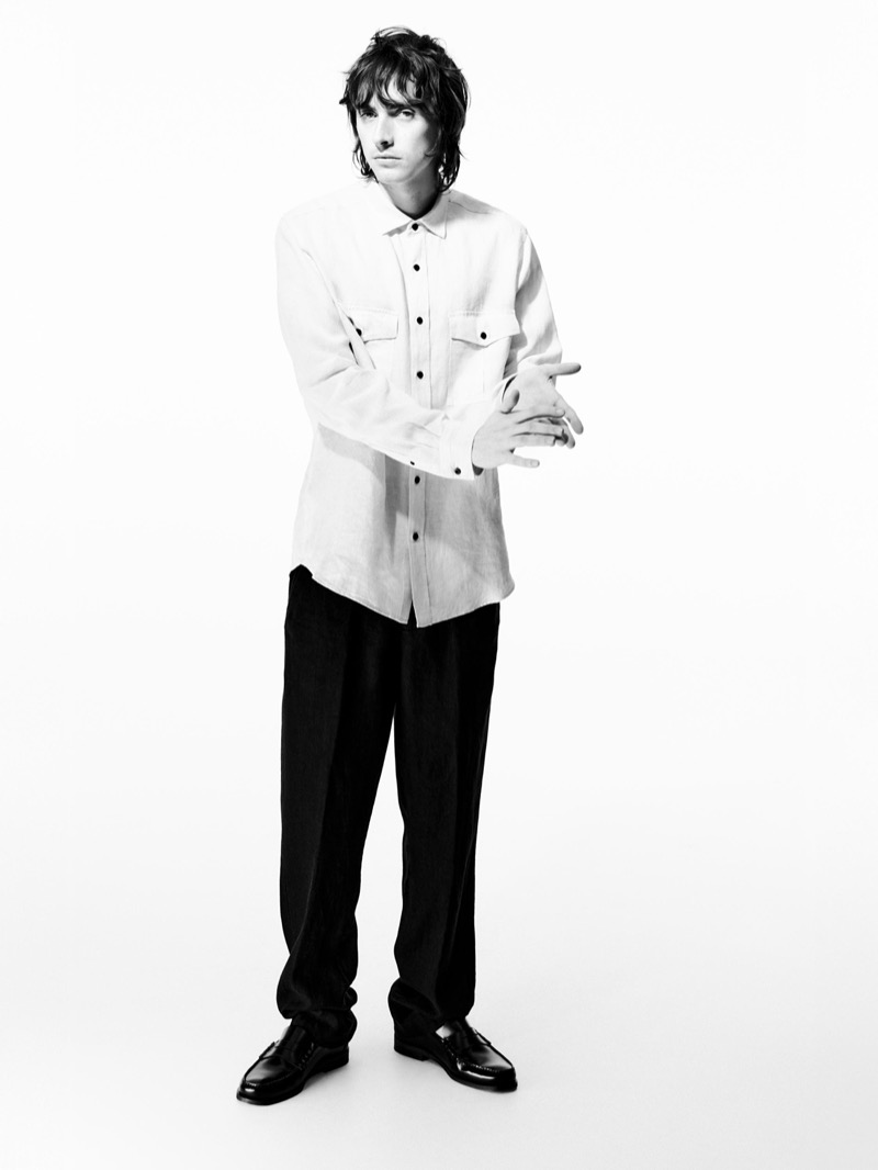 » Gene Gallagher Brings a London Cool to Massimo Dutti Gene Gallagher 2025 Massimo Dutti 007