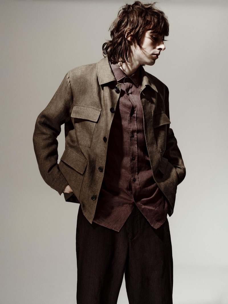 » Gene Gallagher Brings a London Cool to Massimo Dutti Gene Gallagher 2025 Massimo Dutti 009