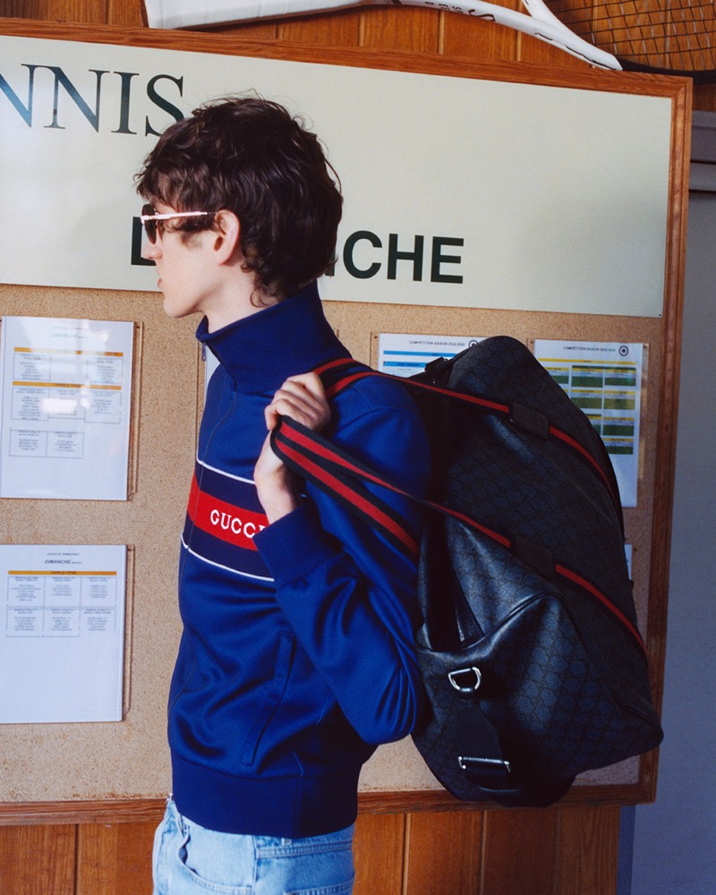 » Gucci Tennis Brings a Sporty Mood to Summer Style Gucci Tennis 2025 Campaign 001