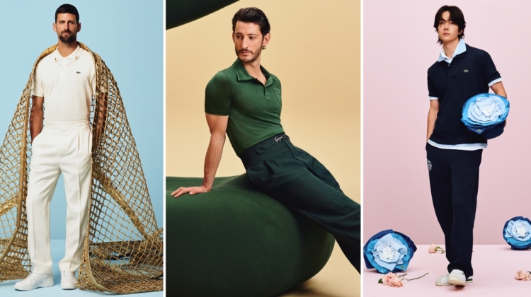 Novak, Pierre & Yibo Return for Lacoste’s Play with Icons Ad