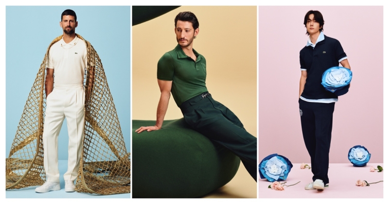 Novak, Pierre & Yibo Return for Lacoste’s Play with Icons Ad